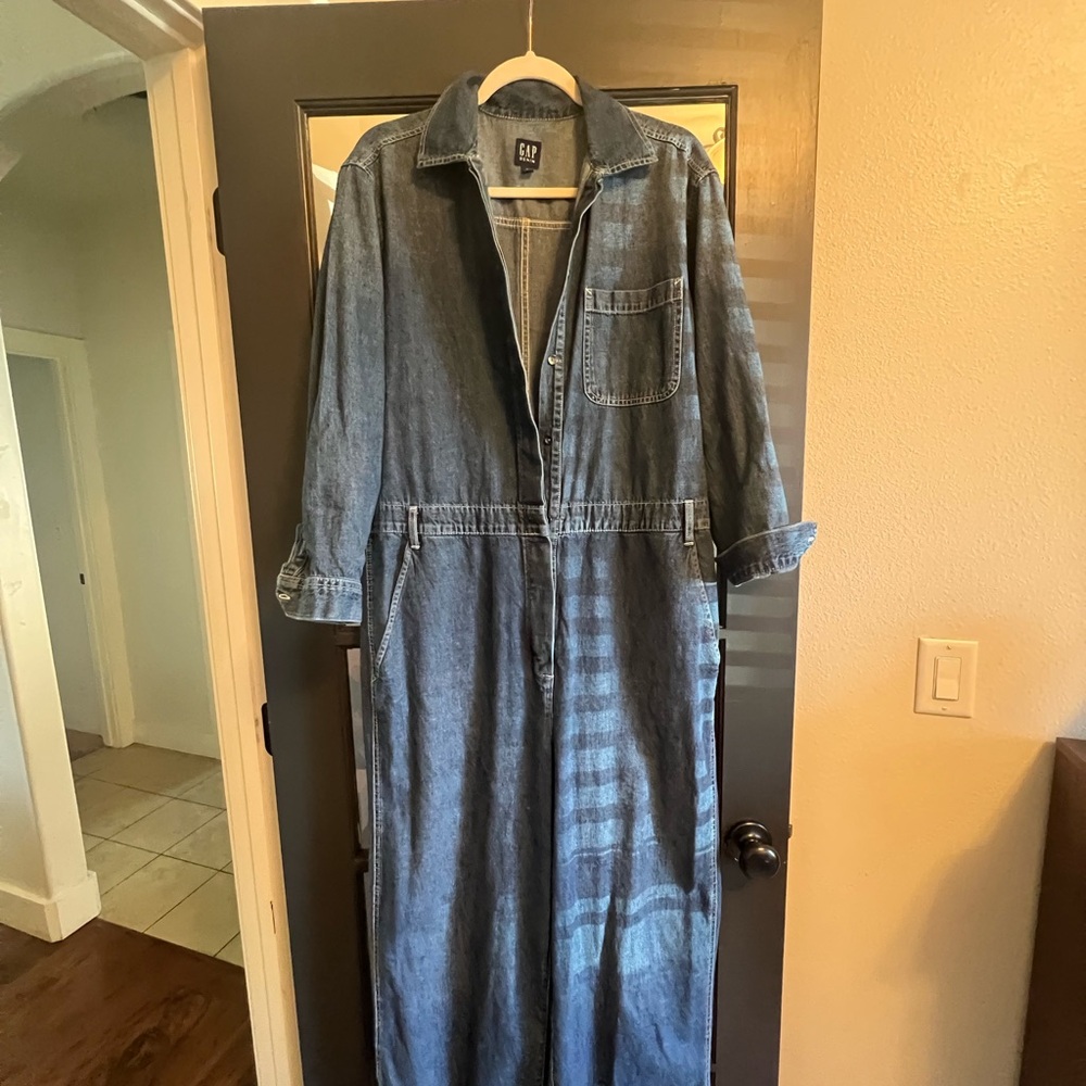 GAP Denim Jumpsuit - Blue